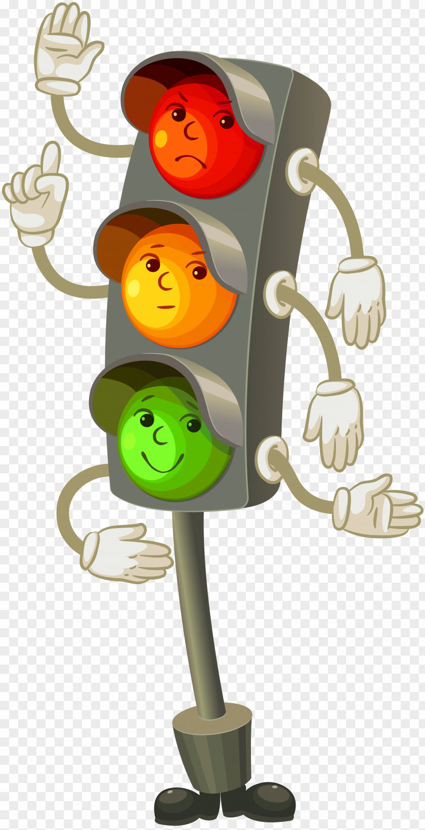 Traffic Light Cartoon Clip Art PNG