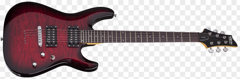 Electric Guitar Schecter Research C-6 Plus C-1 Hellraiser FR PNG
