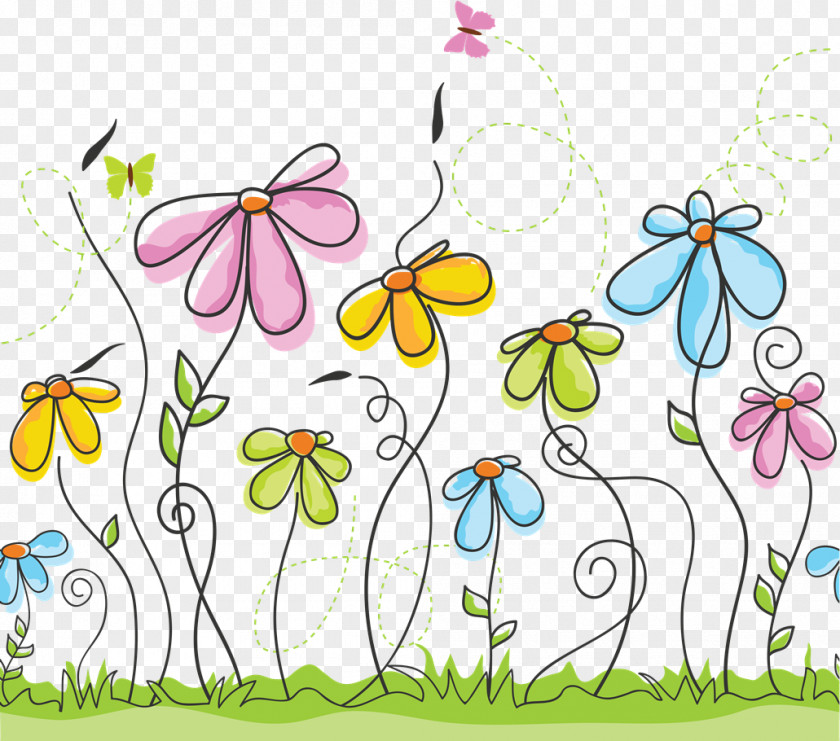 Flower Vector Graphics Drawing Royalty-free PNG