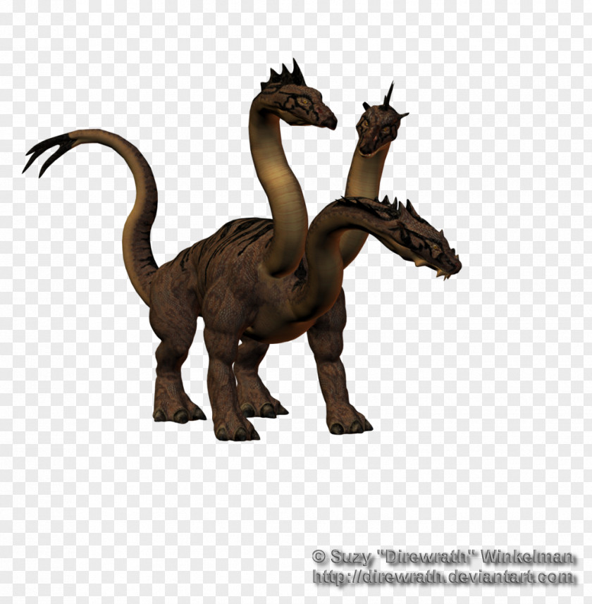 Hydra Velociraptor Extinction Figurine Terrestrial Animal Wildlife PNG