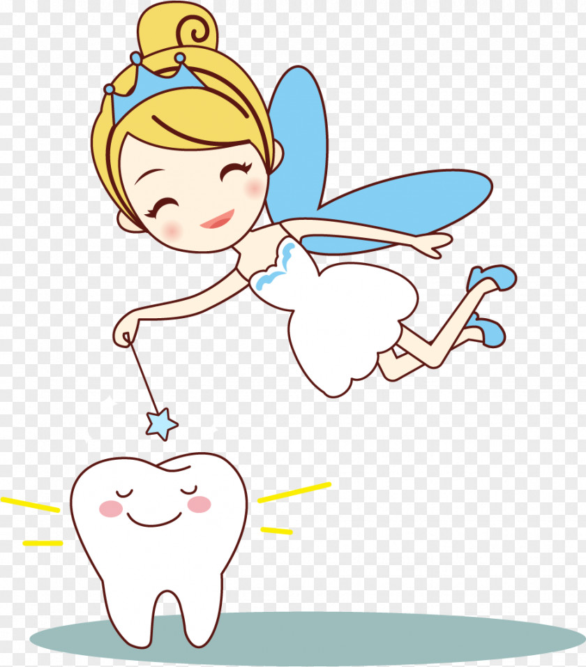 Vector Painted Small Tooth Fairy Euclidean Human PNG