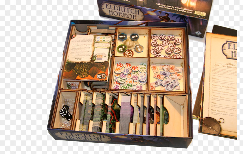 Wood Board Games Eldritch Horror Arkham Box Video PNG