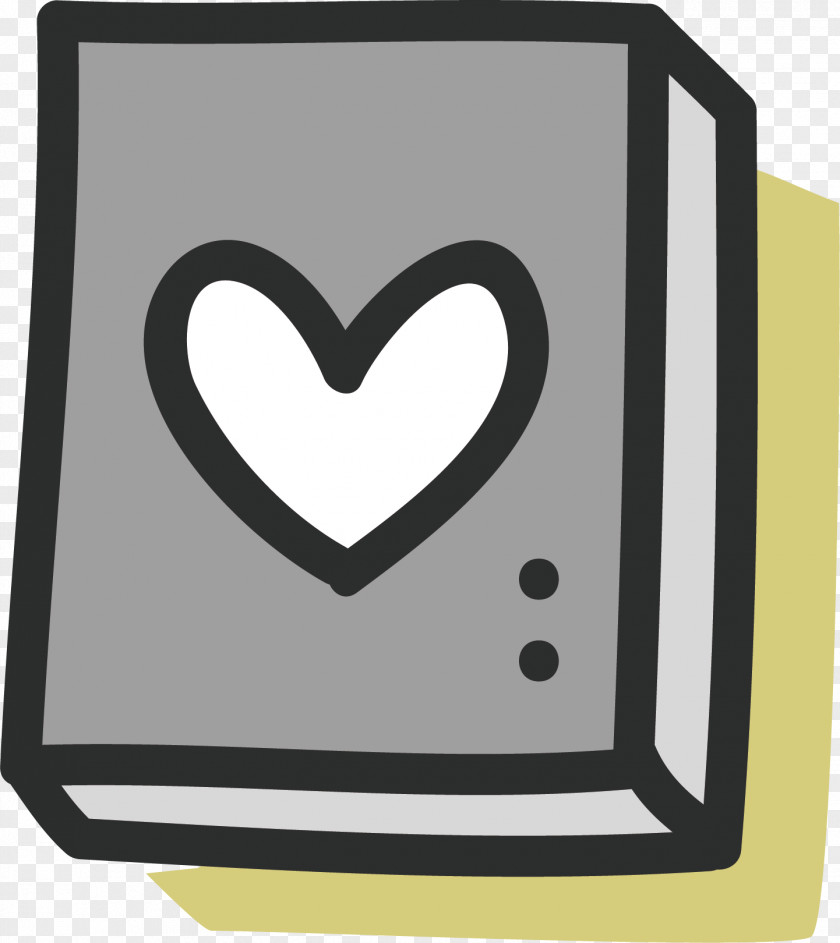 Love Book Heart Illustration PNG