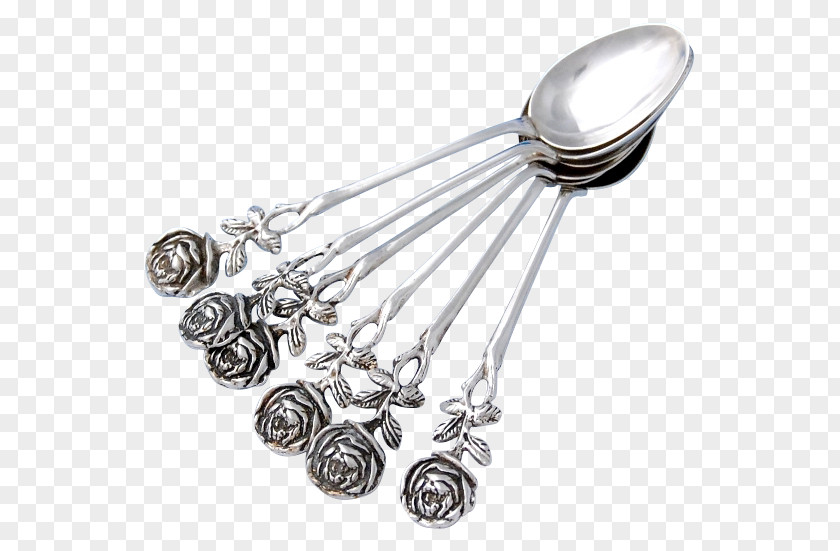 Sterling Silver Spoon And Fork Jewelry Germany Antique Jewellery PNG