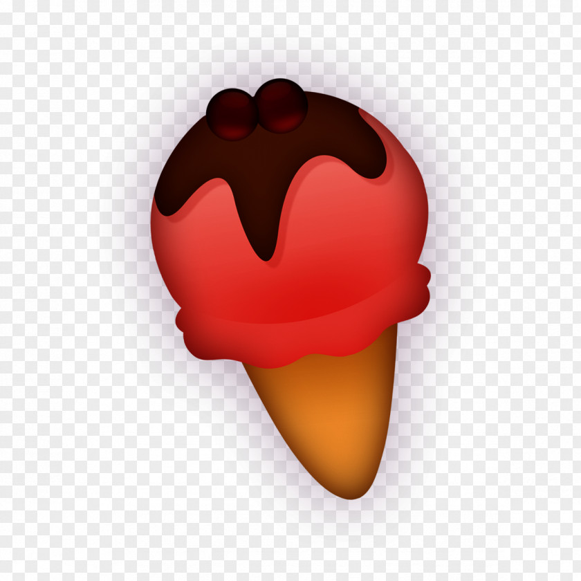 Cartoon Model Ice Cream Cone PNG