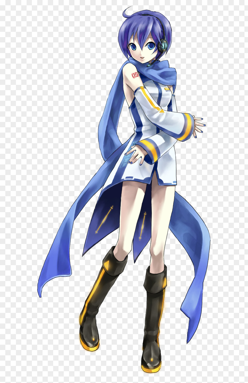 Hatsune Miku Vocaloid 2 Kaito Character PNG