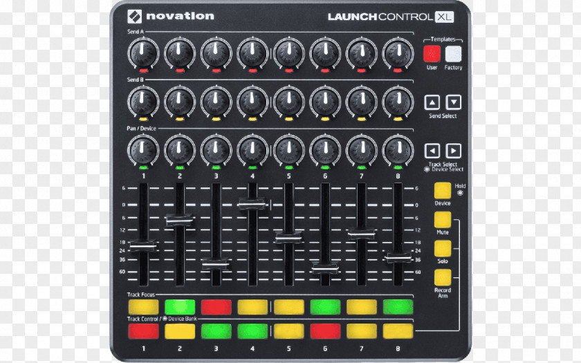 Novation Launch Control XL MIDI Controllers Ableton Live Launchkey Mini MKII PNG