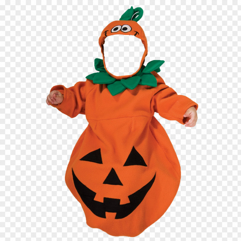 Pumpkin Halloween Costume Infant PNG
