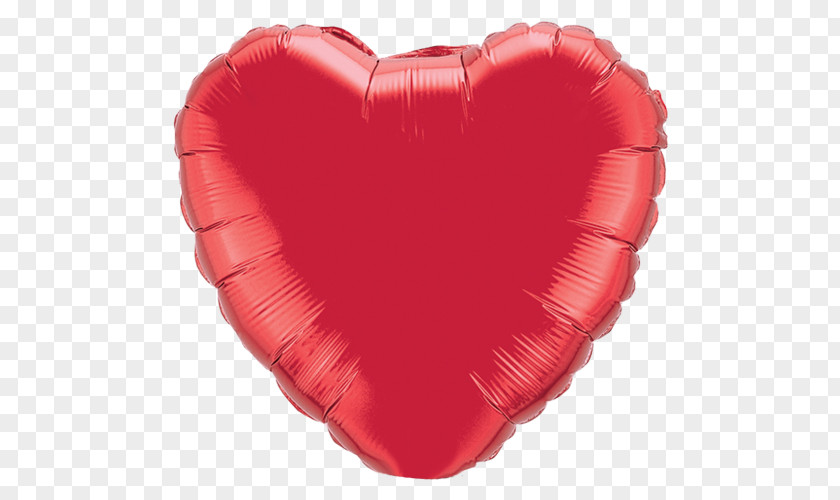 Balloon Mylar Magenta Heart Rose PNG