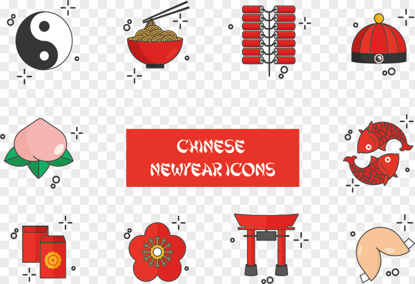 Chinese New Year Decorative Material Download PNG