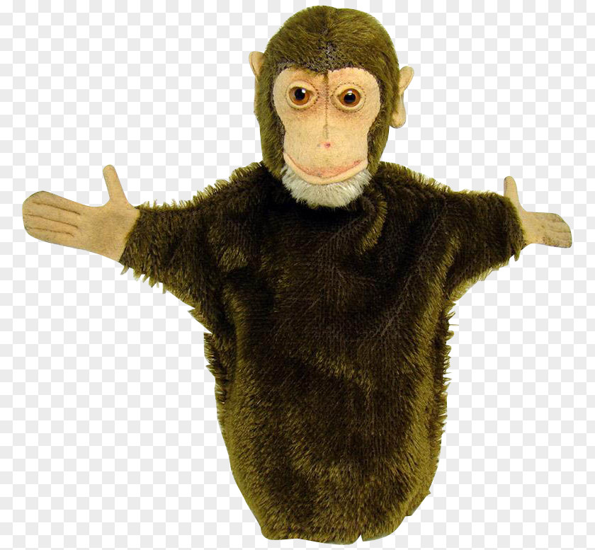 Monkey Stuffed Animals & Cuddly Toys Steiff Jocko Comforter Hand Puppet PNG