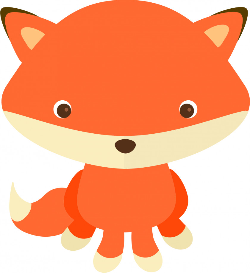 Shy Fox Cliparts Woodland And Forest Animals Clip Art PNG