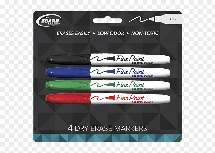 Whiteboard Marker Pen Dry-Erase Boards Plastic Eraser PNG