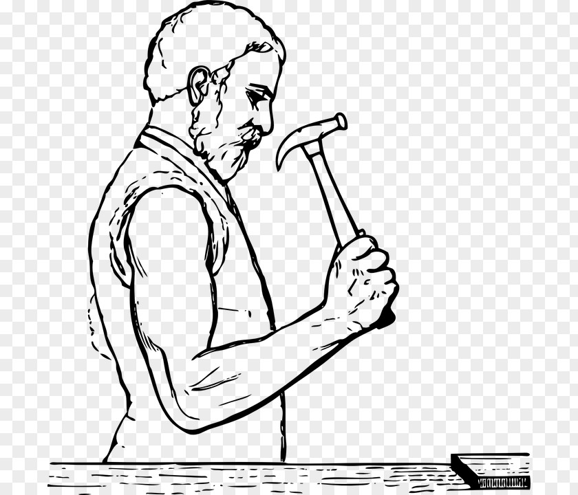 Worker,hammer,carpenter Hammer Clip Art PNG