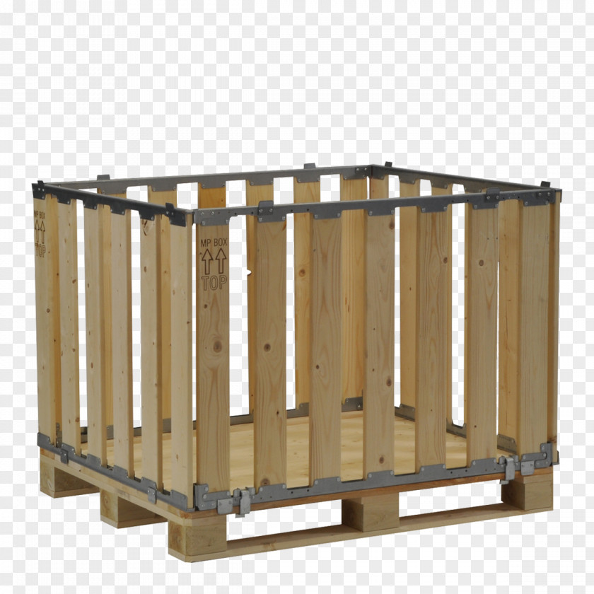 Box Pallet Palet Steel Wood PNG