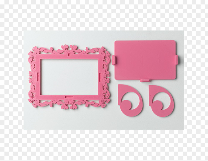Design Picture Frames Pink M PNG