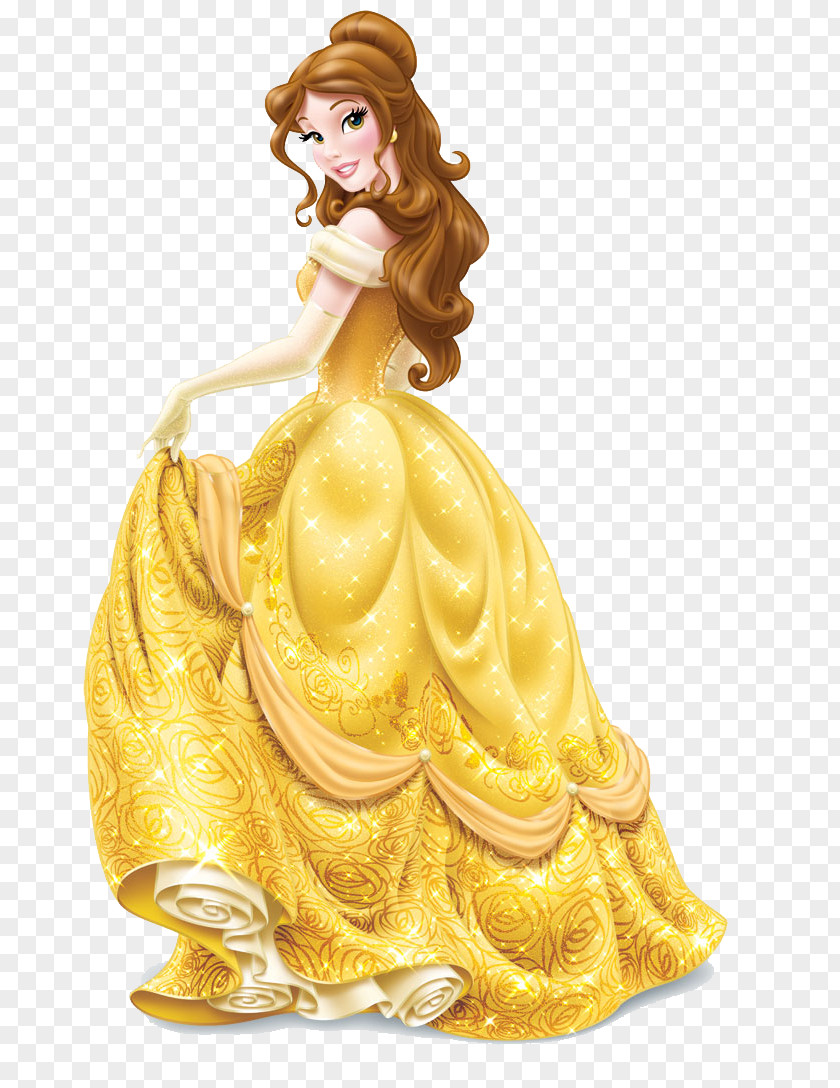 Disney Princess Belle Beast Ariel Rapunzel PNG