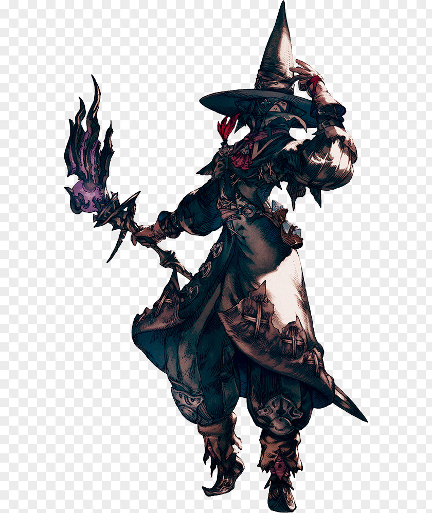 Final Fantasy XIV IX The Black Mages Raid Magician PNG