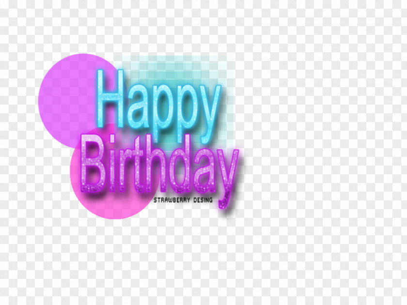 Happy Birthday Text Greeting & Note Cards PNG