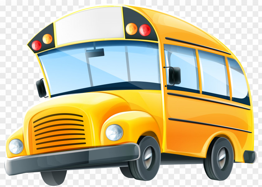 School Bus Clip Art Image Cartoon PNG