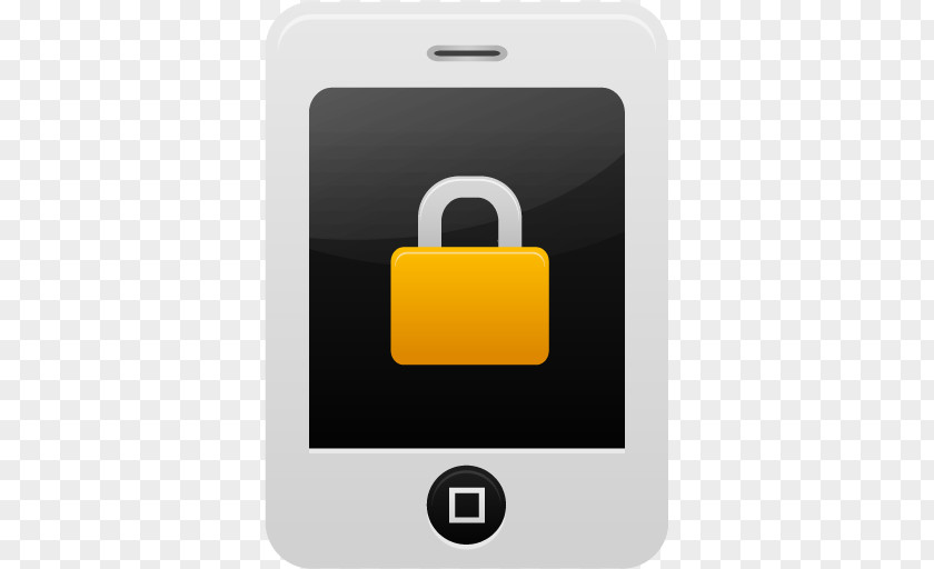 Smartphone Lock Hardware Accessory Yellow PNG