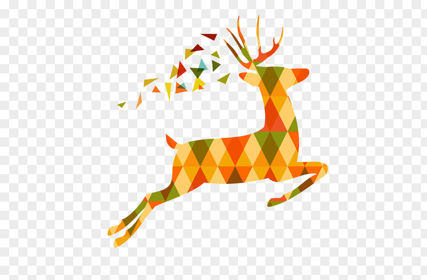 Vector Animal Deer Cartoon Painting Clip Art PNG