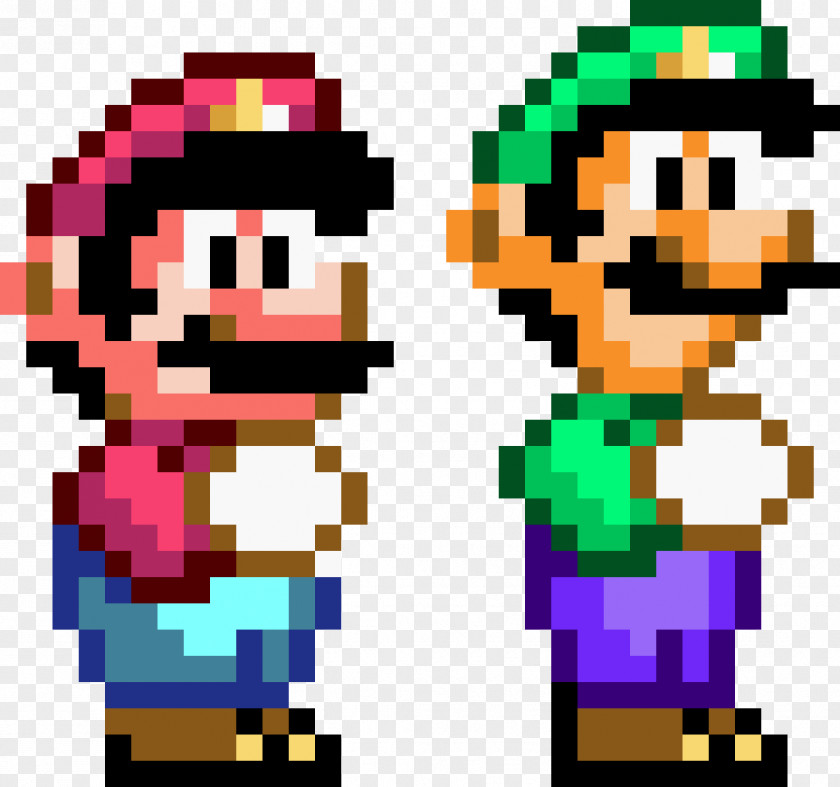 8 BIT Super Mario World Bros. New Bros PNG