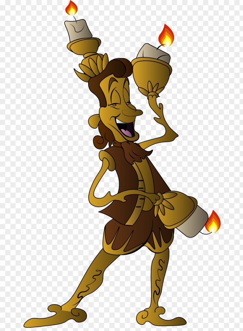 Beauty And The Beast Featherduster Cogsworth Squidward Tentacles Art YouTube PNG