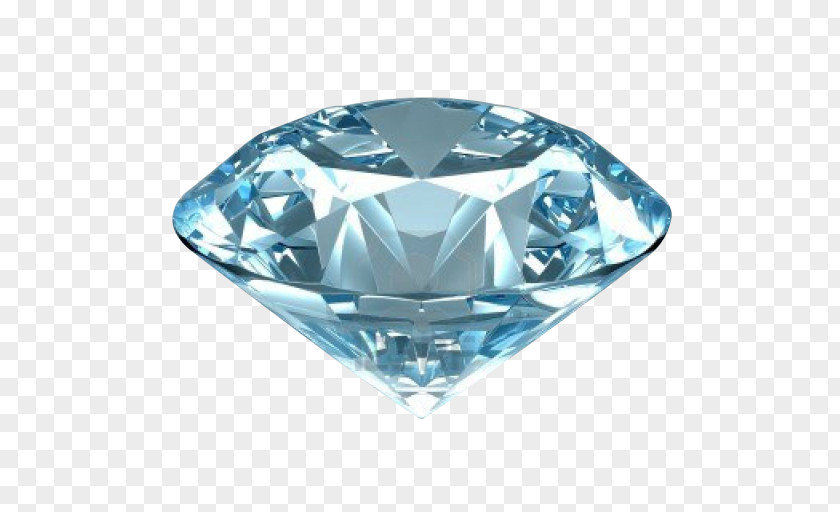 Diamond Blue Moissanite Gemstone Cut PNG