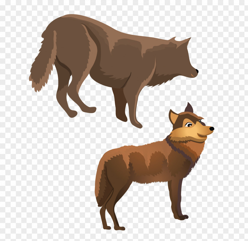 Mouse Painted Wolf Vector Cartoon Material Dog PNG