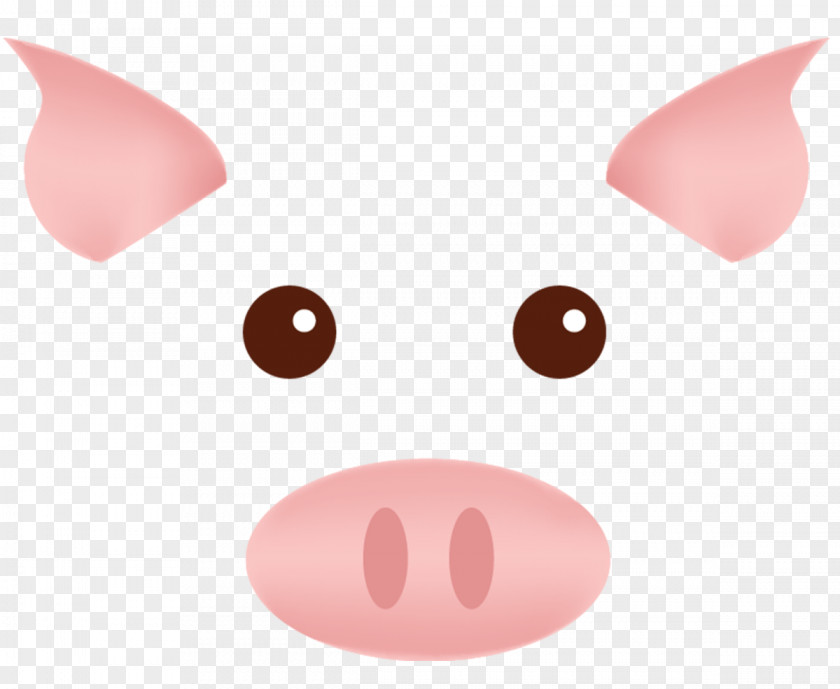 Pig Dog Mammal Product Pink M PNG