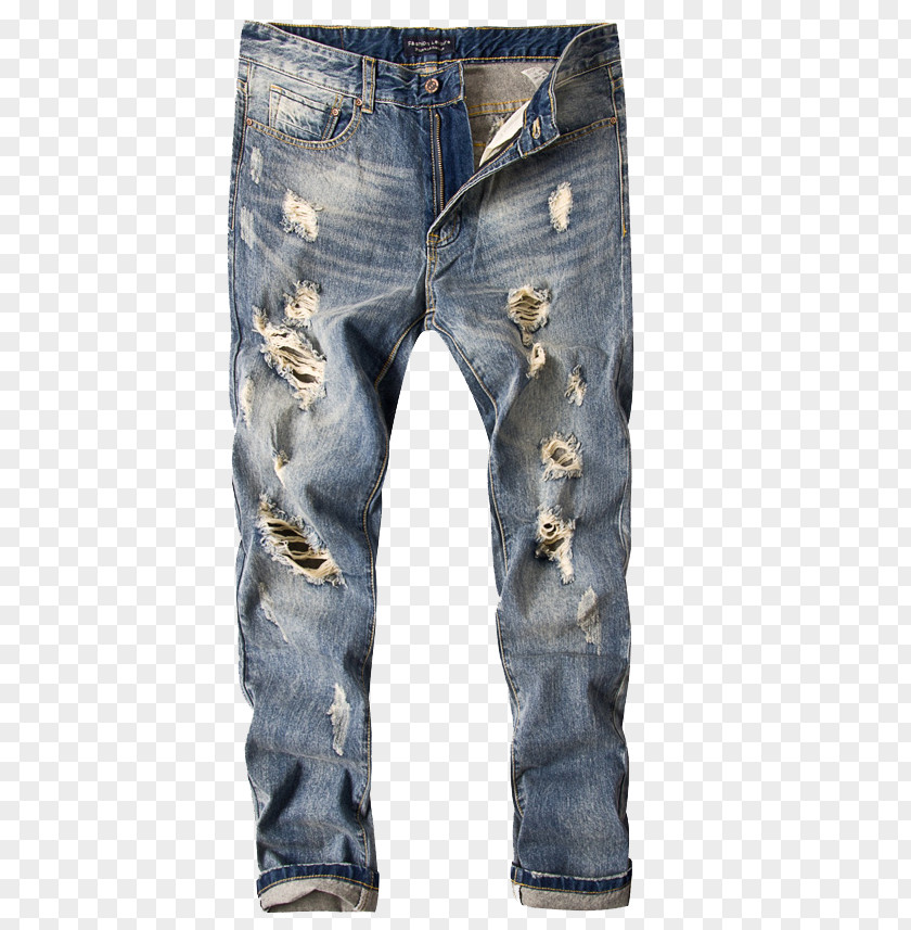 Ripped Jeans Denim Computer File PNG