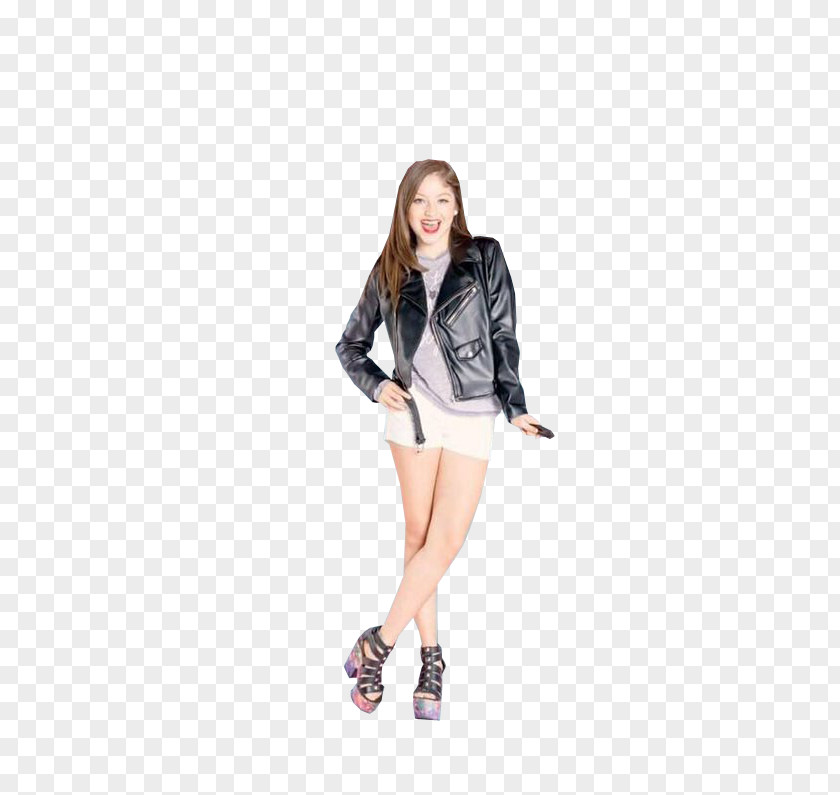 Karol Sevilla Soy Luna Matteo Balsano Blog Leather Jacket PNG