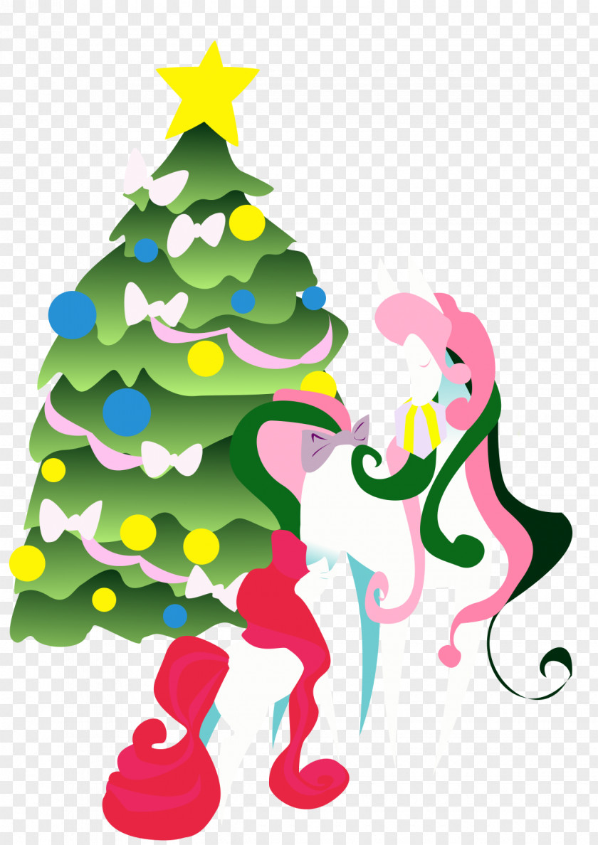 My Little Pony A Very Minty Christmas Tree Ornament Spruce Fir Clip Art PNG