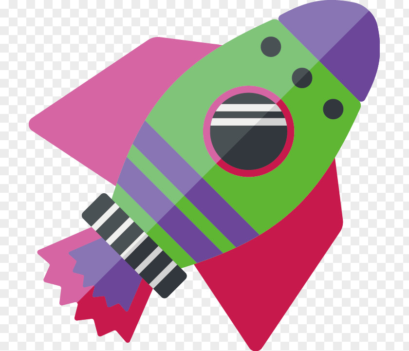 Rocket Vector Material Illustration PNG