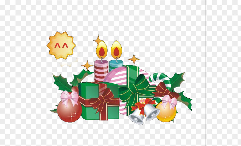 Creative Christmas Tree Ded Moroz Gift Clip Art PNG