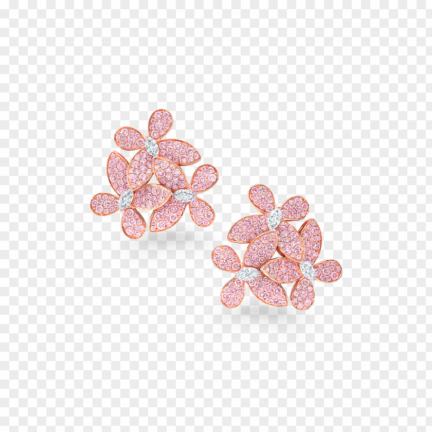 Diamond Stud Earrings Earring Pink Graff Diamonds Jewellery PNG