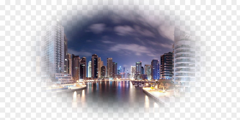 город Dubai Marina Skyscraper Sticker مذهلة PNG
