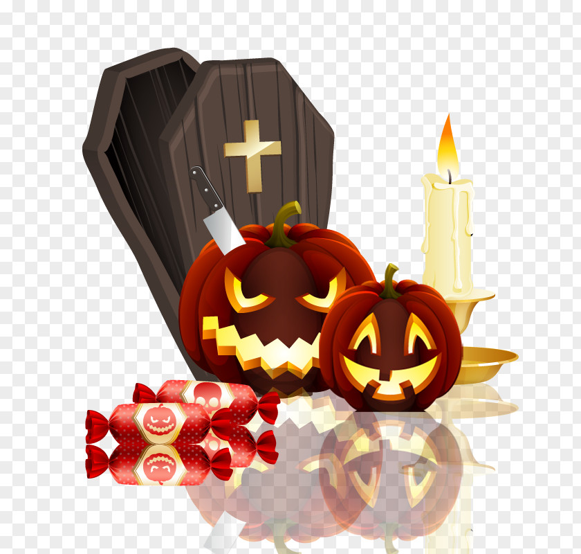 Halloween Grave Light Illustration PNG