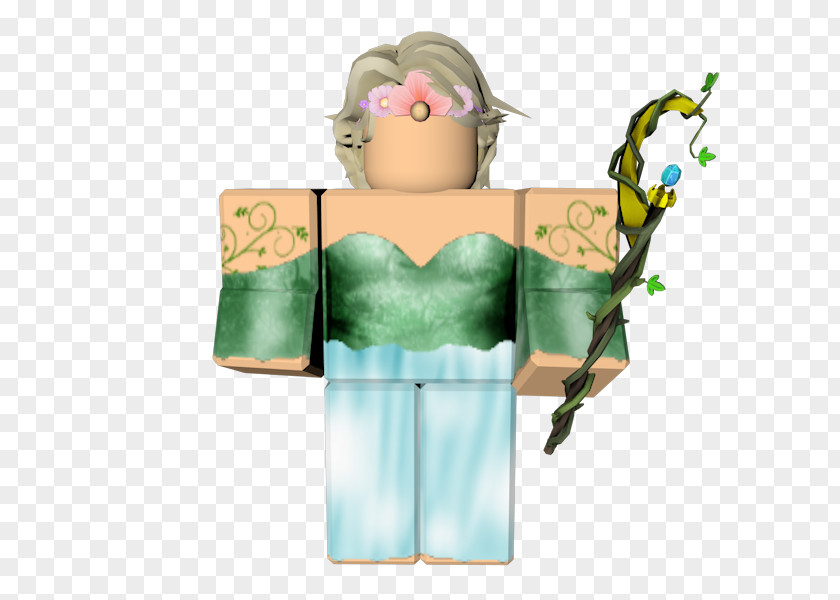 Roblox Character Green Shoulder Figurine PNG