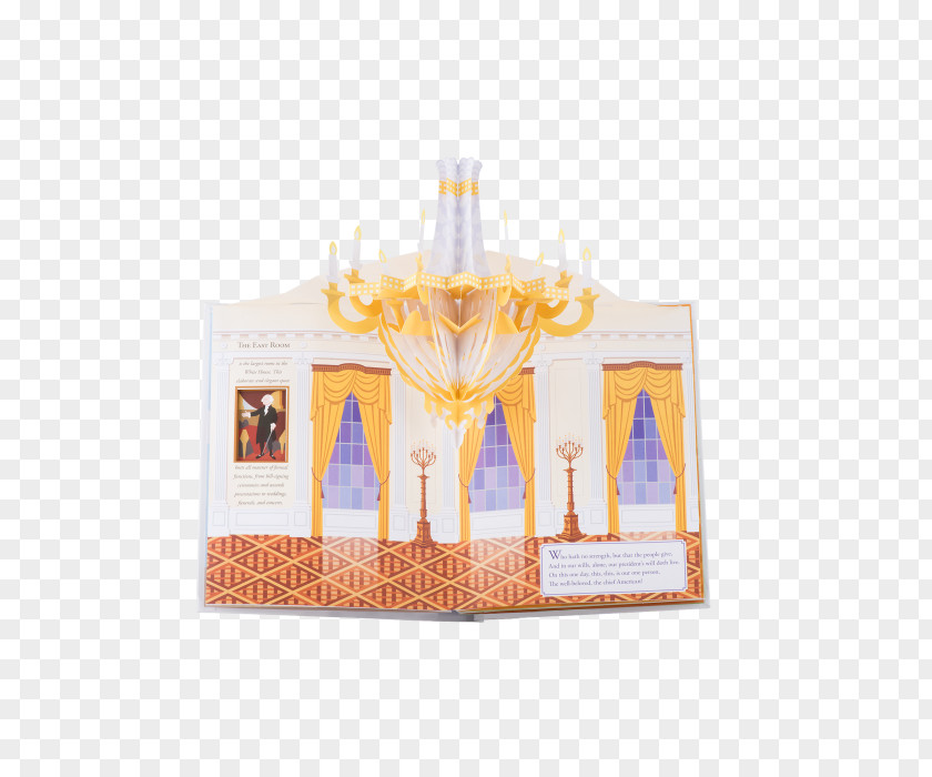 White House Pop-up Book Rectangle PNG