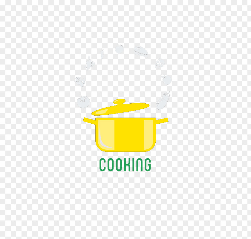 Yellow Simple Cooking Pot Kitchen Crock Stock PNG