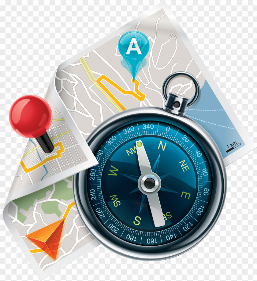 Compass GPS Navigation Device Software Clip Art PNG