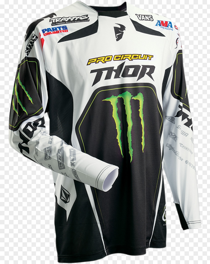 Motocross Thor Clothing Motorcycle Jersey PNG