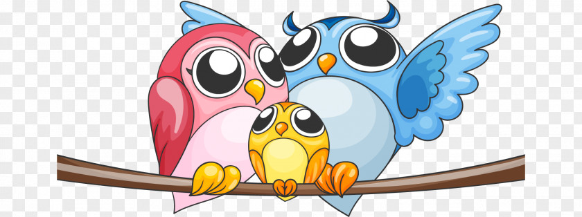 Owl Family IPod Touch Euclidean Vector Drawing PNG