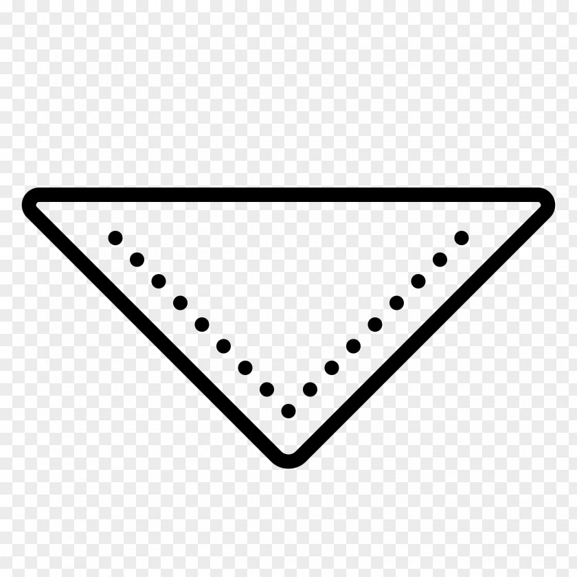 Arrow Material Line Point Triangle Font PNG