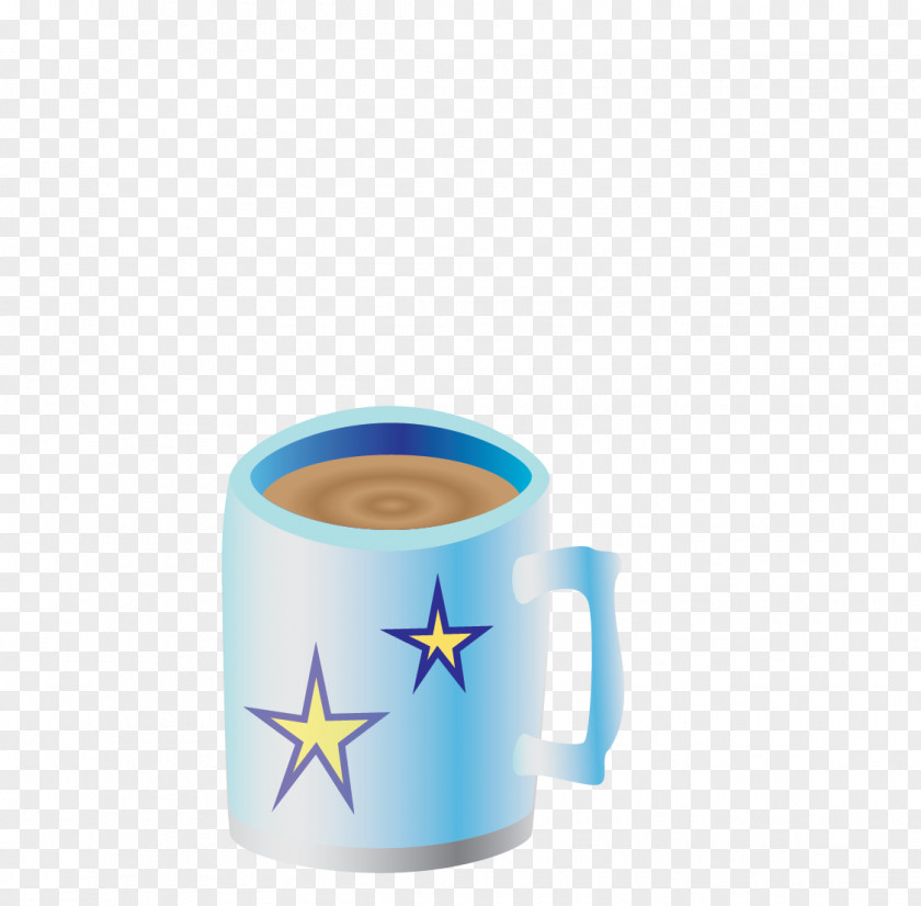 Blue Mug Coffee Cup Drink PNG
