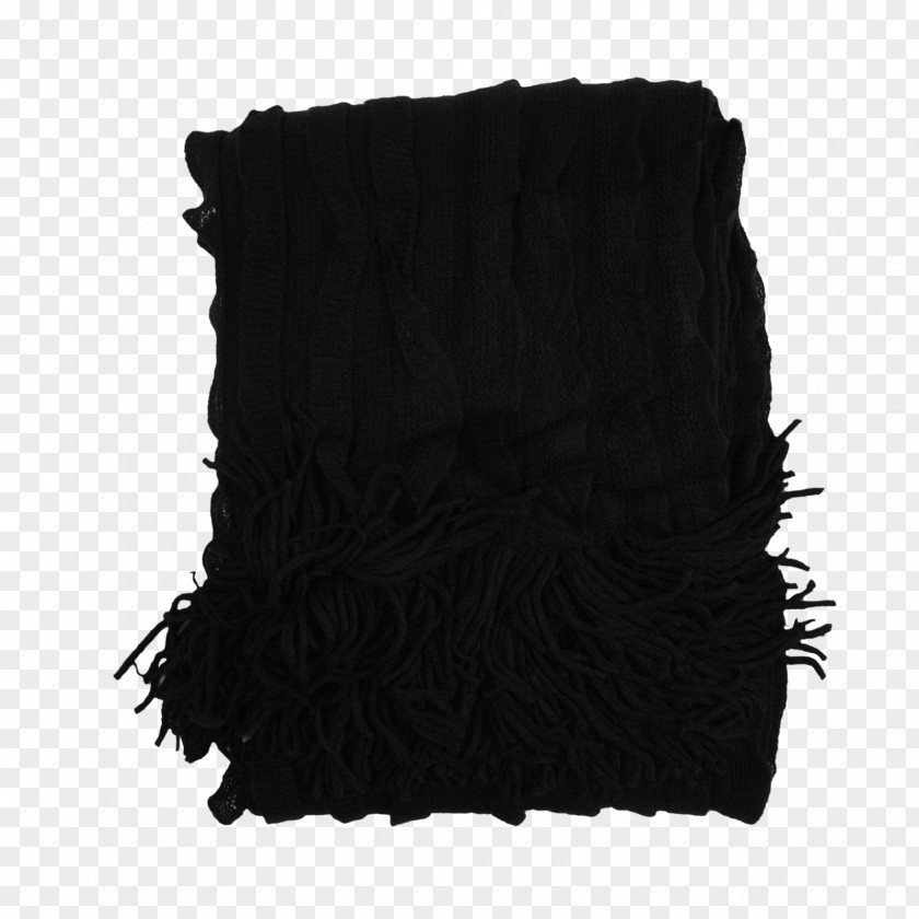 Thrown Ripples Black Color Acrylic Fiber Carpet Blanket PNG