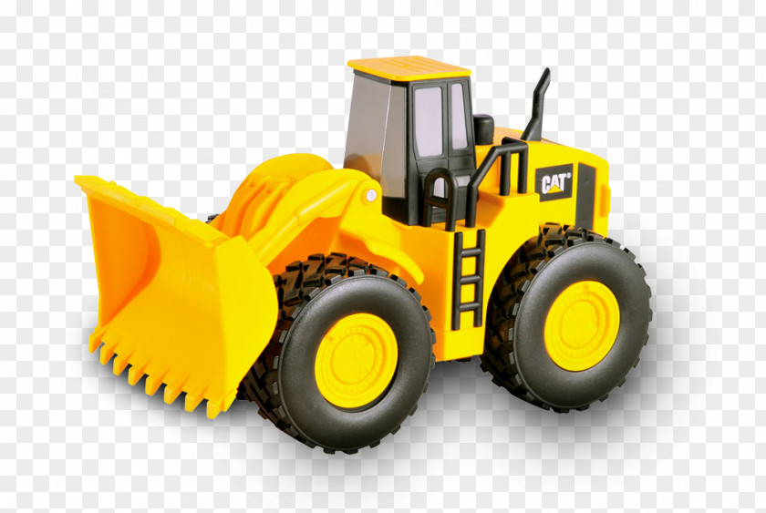 Toy Caterpillar Inc. Loader Backhoe Heavy Machinery PNG