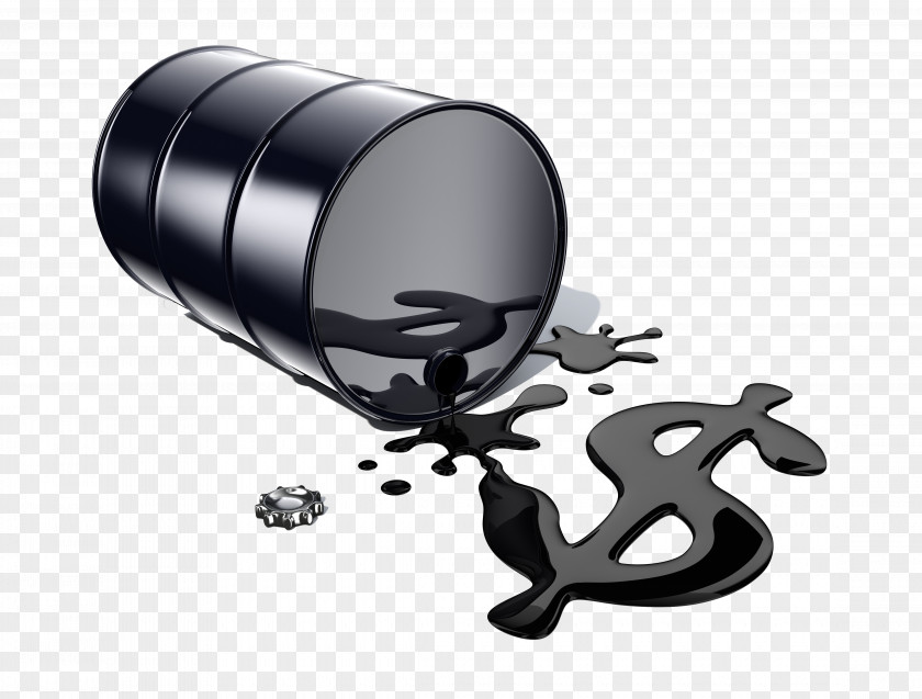 Black Dollar And Oil Drums Petroleum Mercato Del Petrolio Brent Crude Benchmark Barrel PNG